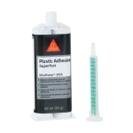 SikaPower-2955 fekete ragasztó 50 ml-es ikerkartus = 1 db A + B komponens