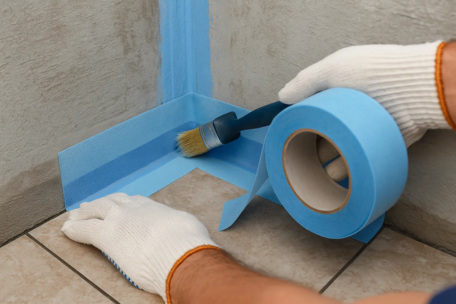 Fürdőszoba, pince, terasz: mikor kötelező a vízszigetelő szalag használata?