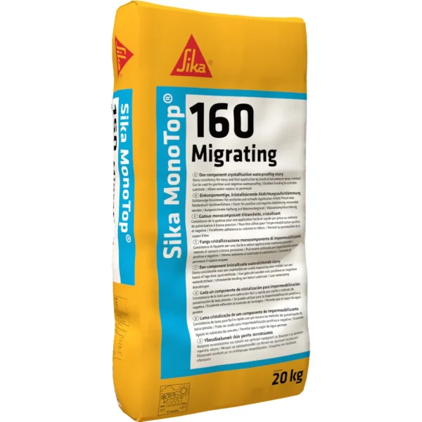 Sika MonoTop-160 Migrating kristályosodó vízszigetelő iszap