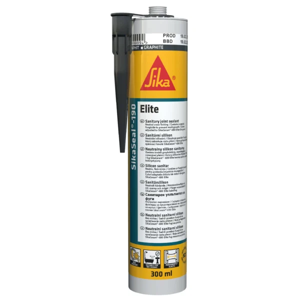 SikaSeal-190 Elite szaniter szilikon 300 ml-es kartus